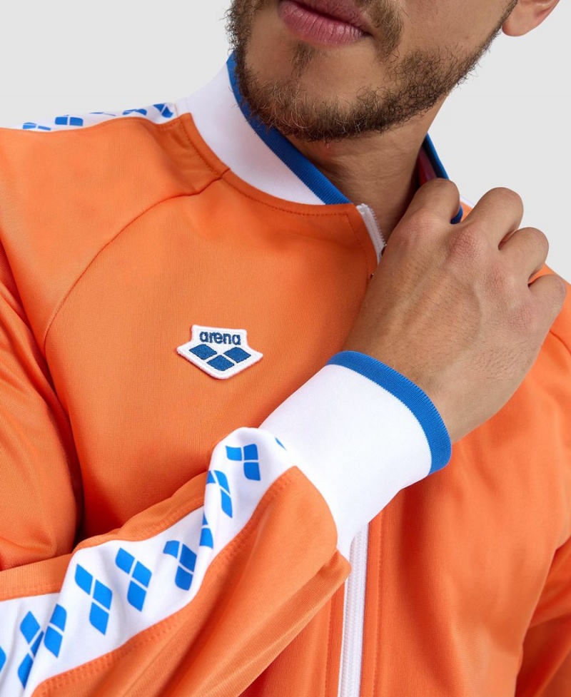 Arena Relax IV Team Full-Zip Jacka Orange Vita | LGM53K-108