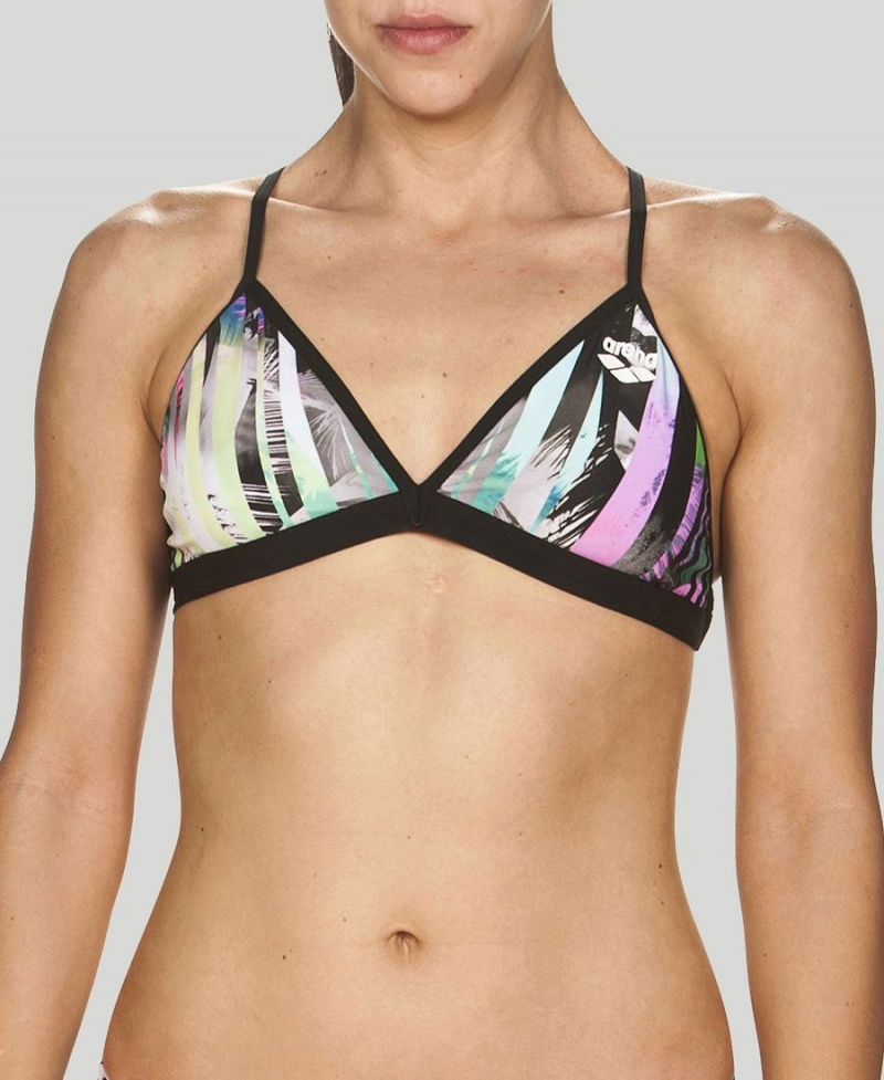 Arena Riviera Tie Back Bikiniöverdel Svarta Olika Färger | SSV16X-581