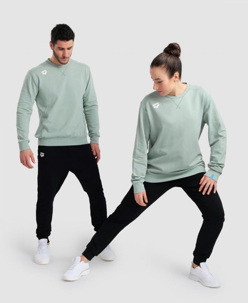 Arena Solid Crewneck Sweatshirt Gröna | VEW21N-487