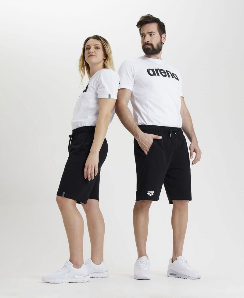 Arena Team Bermuda Solid Shorts Svarta | OZJ38M-903