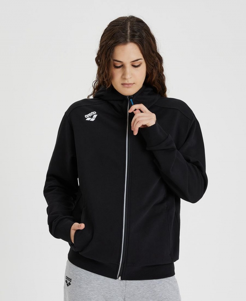 Arena Team Hooded Panel Jacka Svarta | NFW03D-194