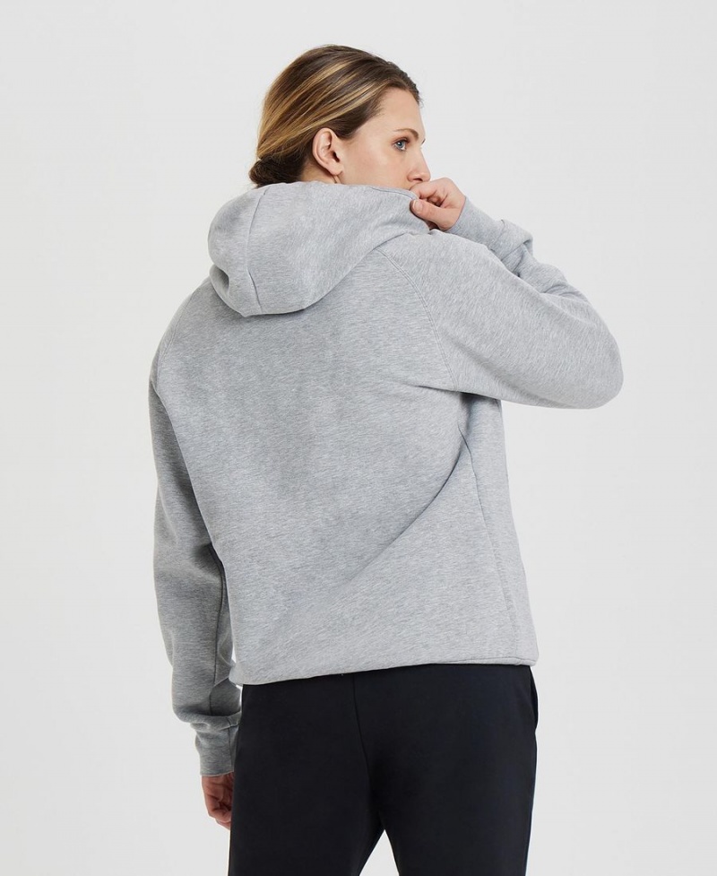 Arena Team Hooded Panel Sweatshirt Grå | VBO02M-030