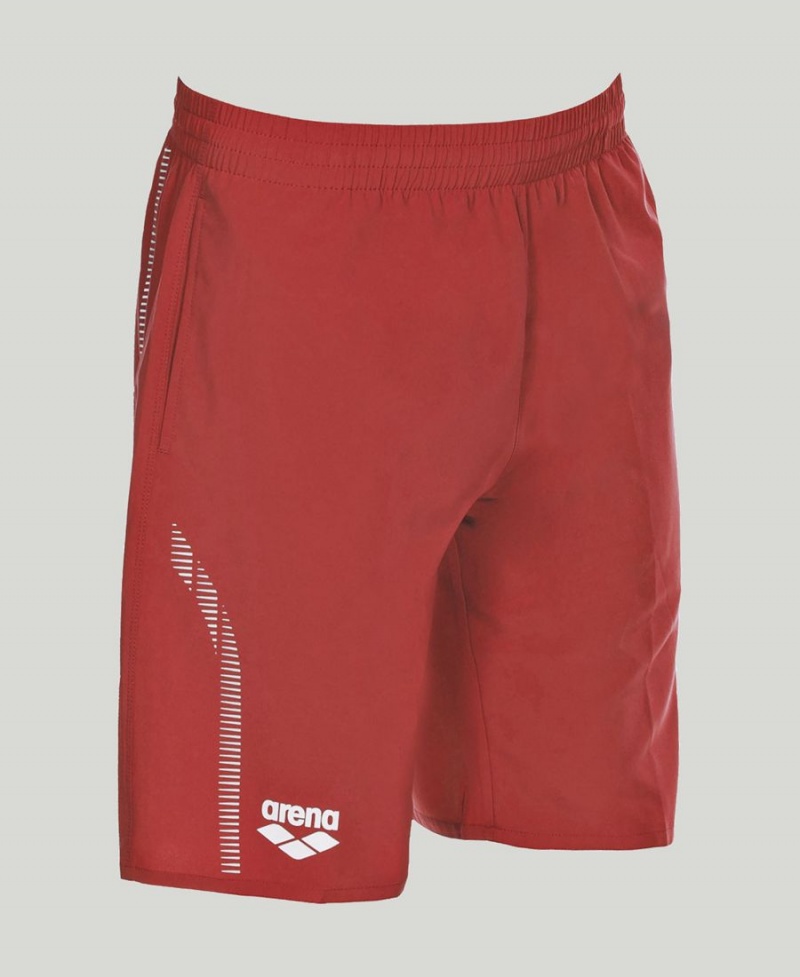 Arena Team Line Bermuda Shorts Röda | IQN77H-598