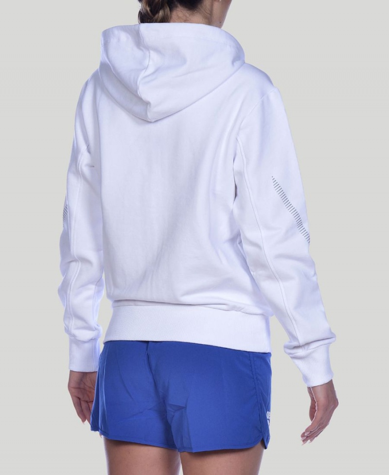 Arena Team Line Hooded Jacka Vita | OLE95N-855