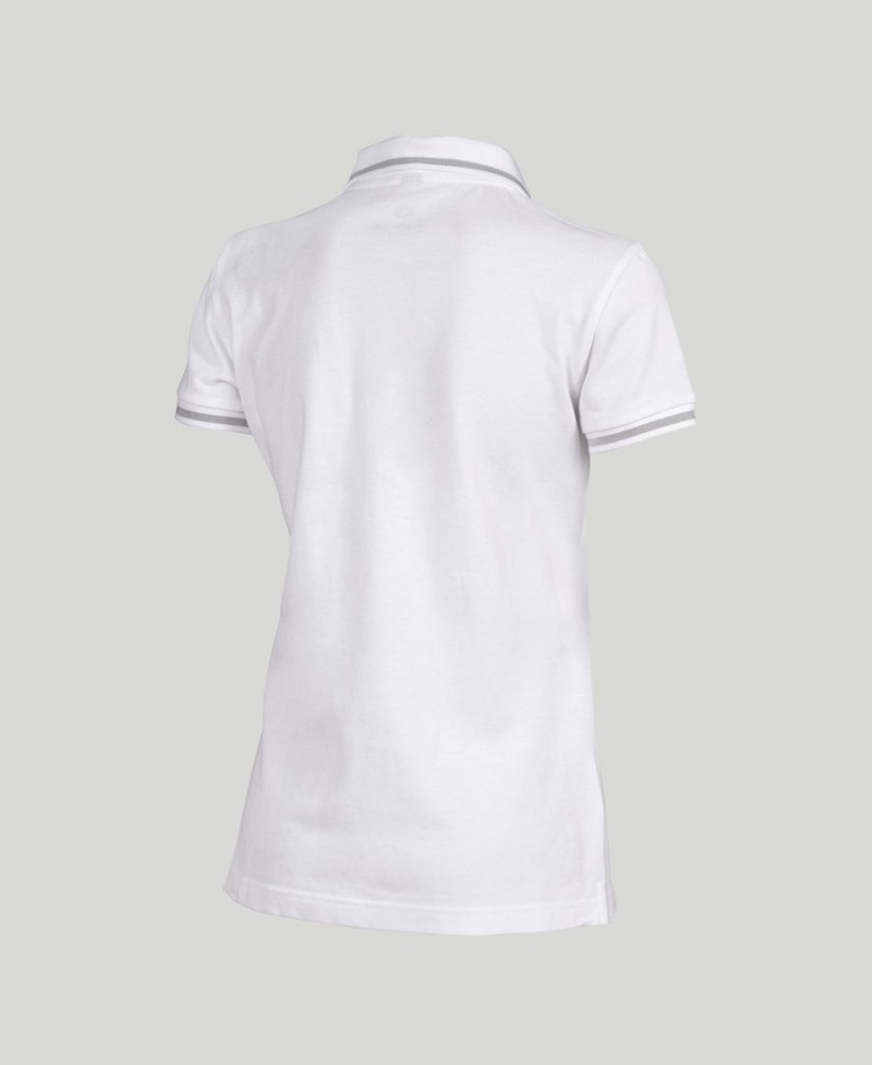 Arena Team Line Korta Sleeve Polotröja Vita | IXM89C-387