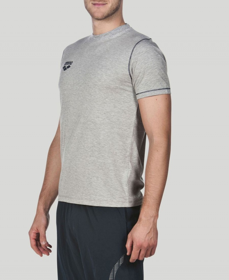 Arena Team Line Korta Sleeve T-Shirt Grå | CZN97Y-798