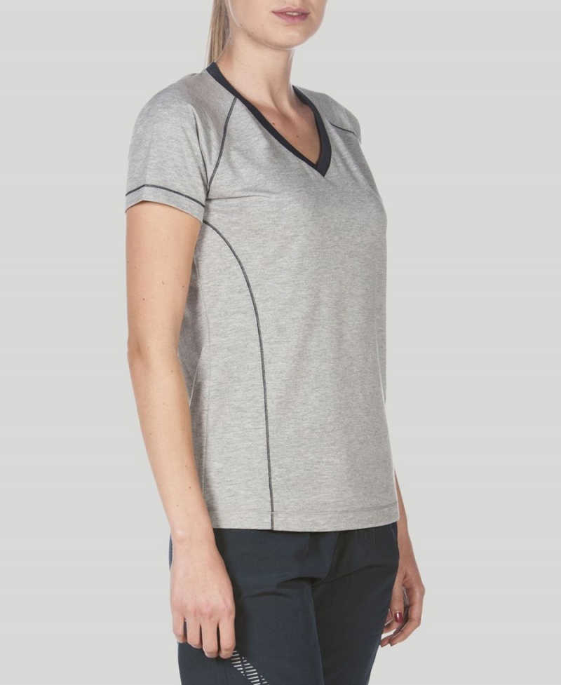 Arena Team Line Korta Sleeve T-Shirt Grå | SPQ83H-682