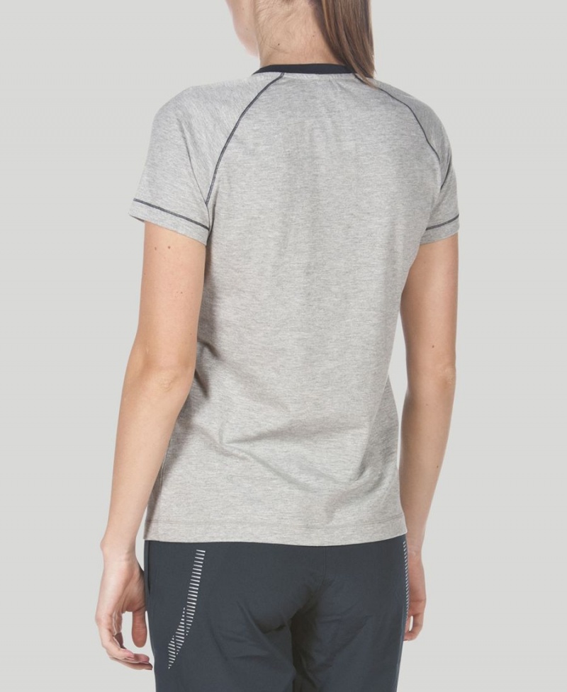 Arena Team Line Korta Sleeve T-Shirt Grå | SPQ83H-682