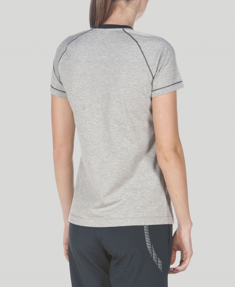 Arena Team Line Korta Sleeve T-Shirt Grå | SPQ83H-682