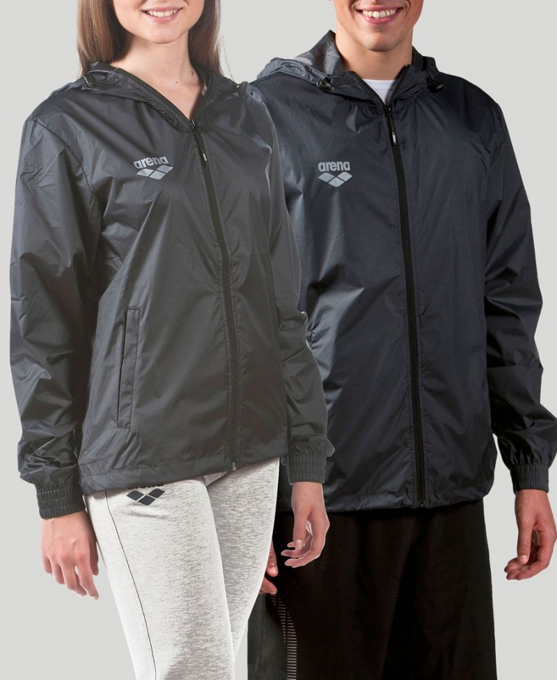 Arena Team Line Ripstop Windbreaker Jacka Grå | BAC92K-495