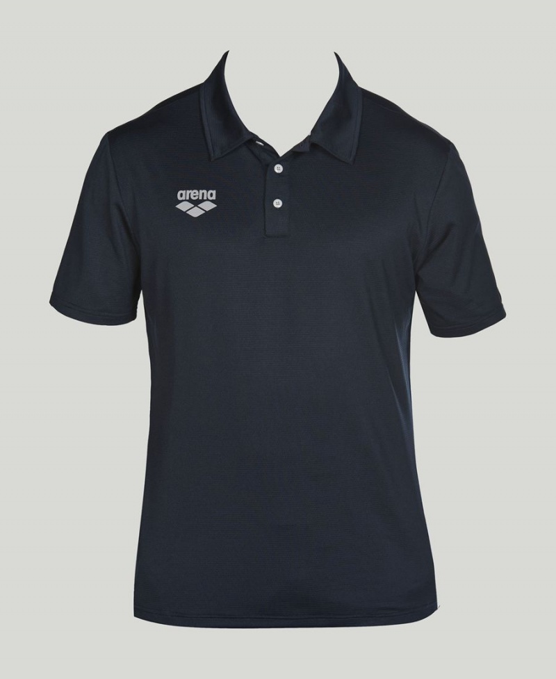 Arena Team Line Tech Korta Sleeve Polotröja Marinblå | PYM62A-135