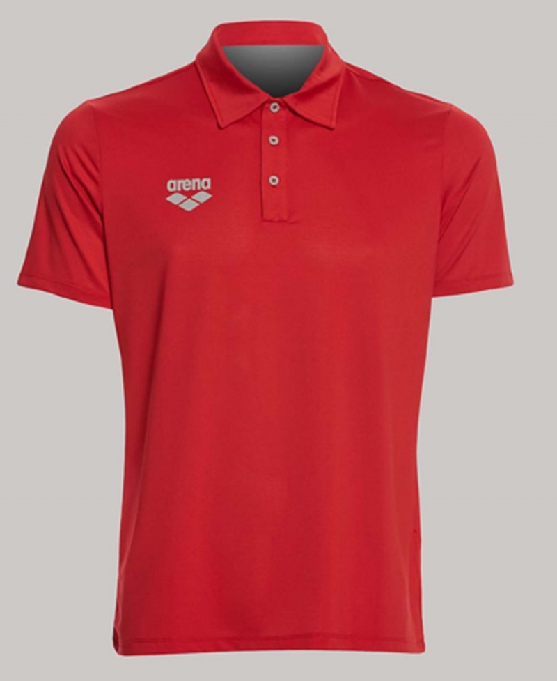 Arena Team Line Tech Korta Sleeve Polotröja Röda | NHL58D-268