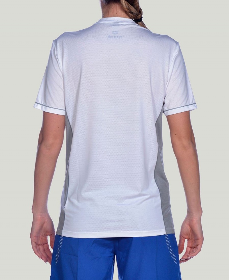 Arena Team Line Tech Korta Sleeve T-Shirt Vita | UXO72F-027