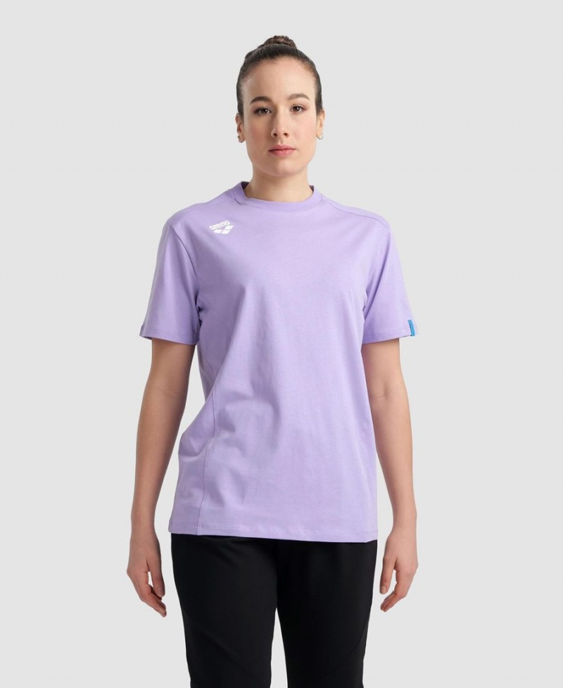 Arena Team Panel T-Shirt Lila | ZXL59L-480