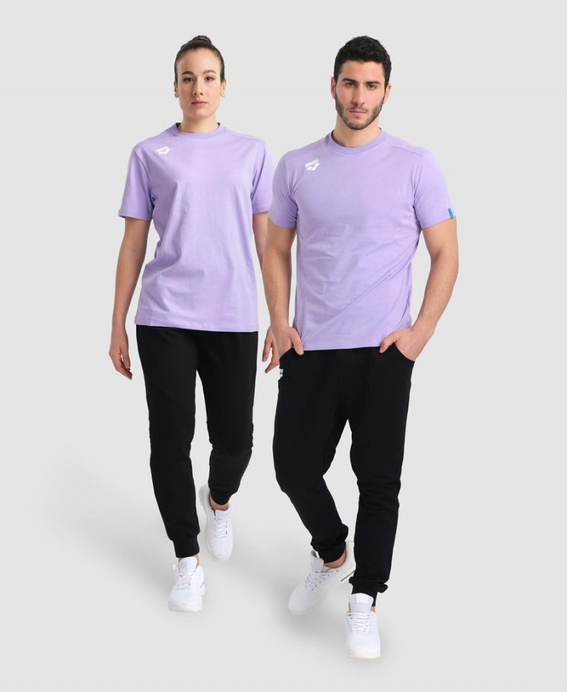 Arena Team Panel T-Shirt Lila | ZXL59L-480