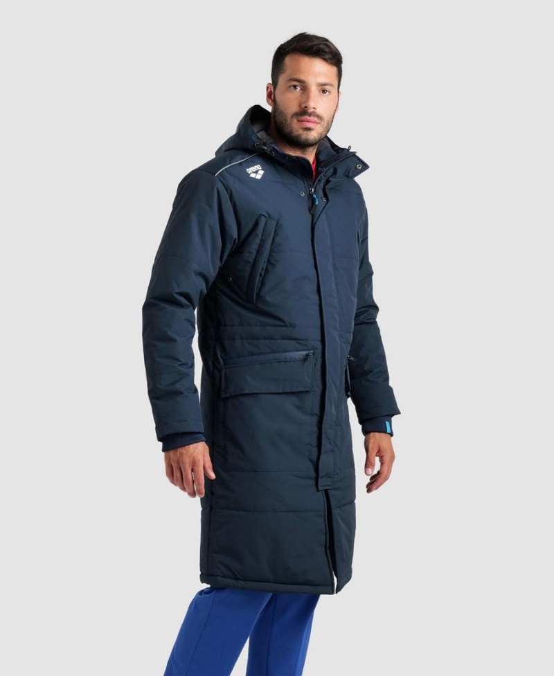 Arena Team Parka Solid Jacka Marinblå | DTD68H-603