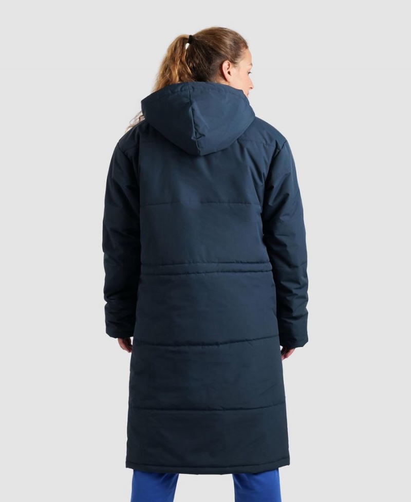 Arena Team Parka Solid Jacka Marinblå | DTD68H-603