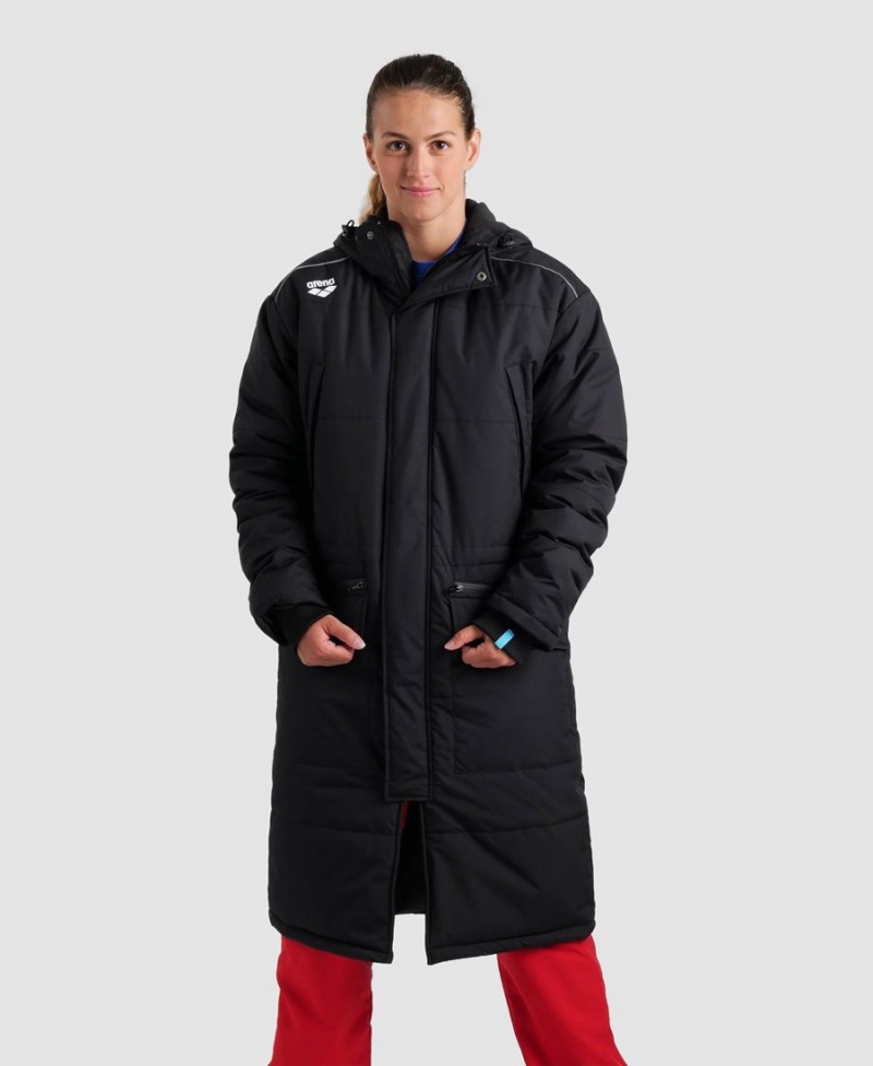 Arena Team Parka Solid Jacka Svarta | CKQ38B-110