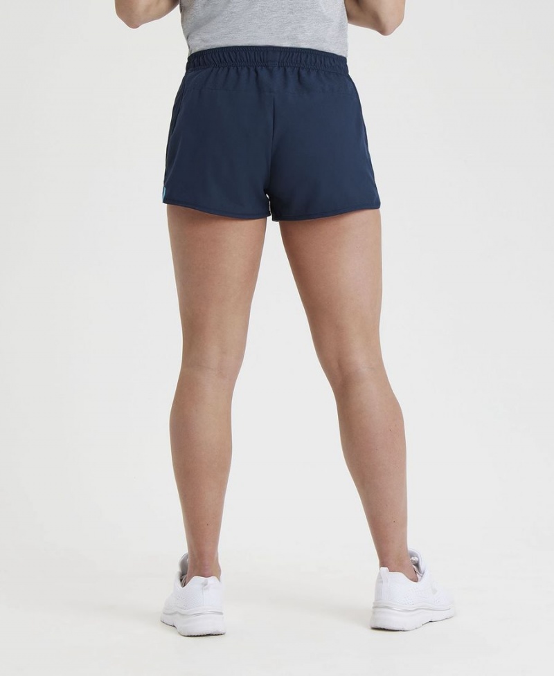 Arena Team Solid Shorts Marinblå | YTY85Q-391