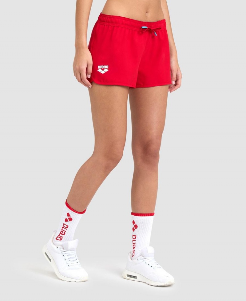 Arena Team Solid Shorts Röda | GGP67B-192