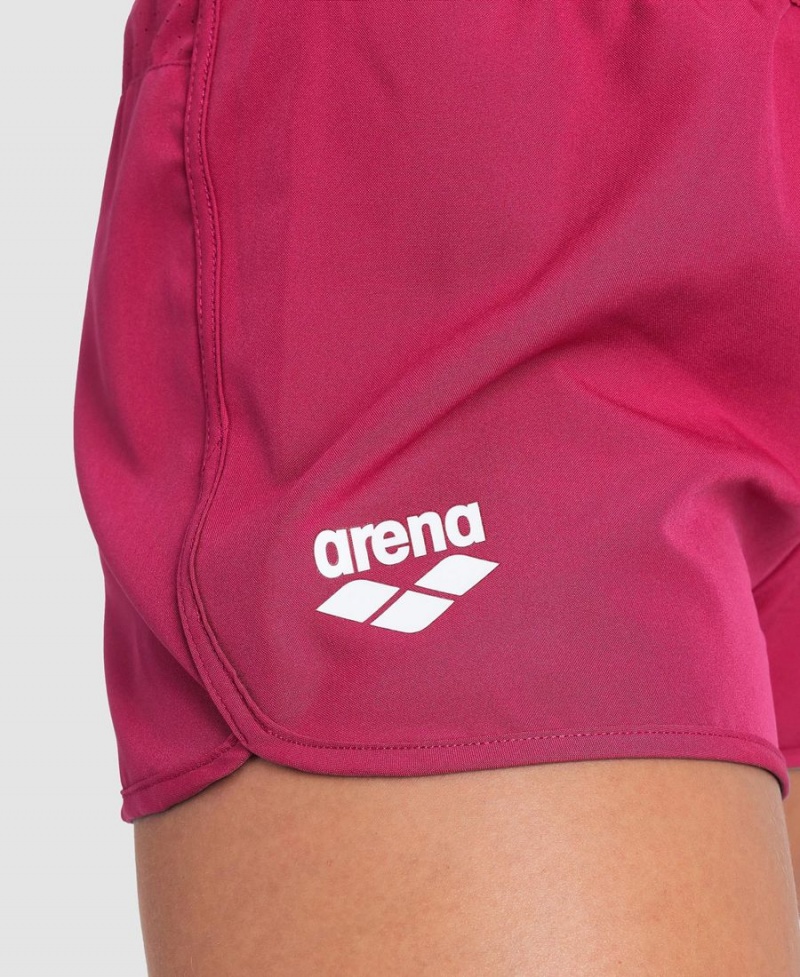 Arena Team Solid Shorts Rosa | JQO74Y-423