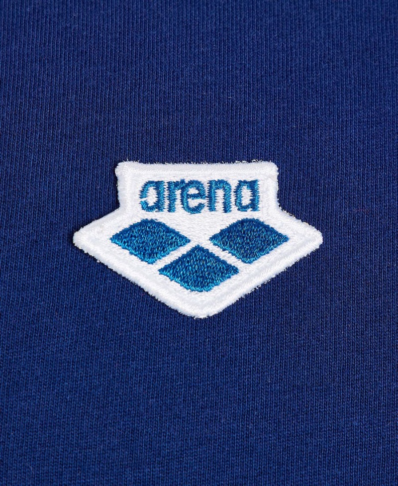 Arena Team US T-Shirt Marinblå Vita | EQE20D-584