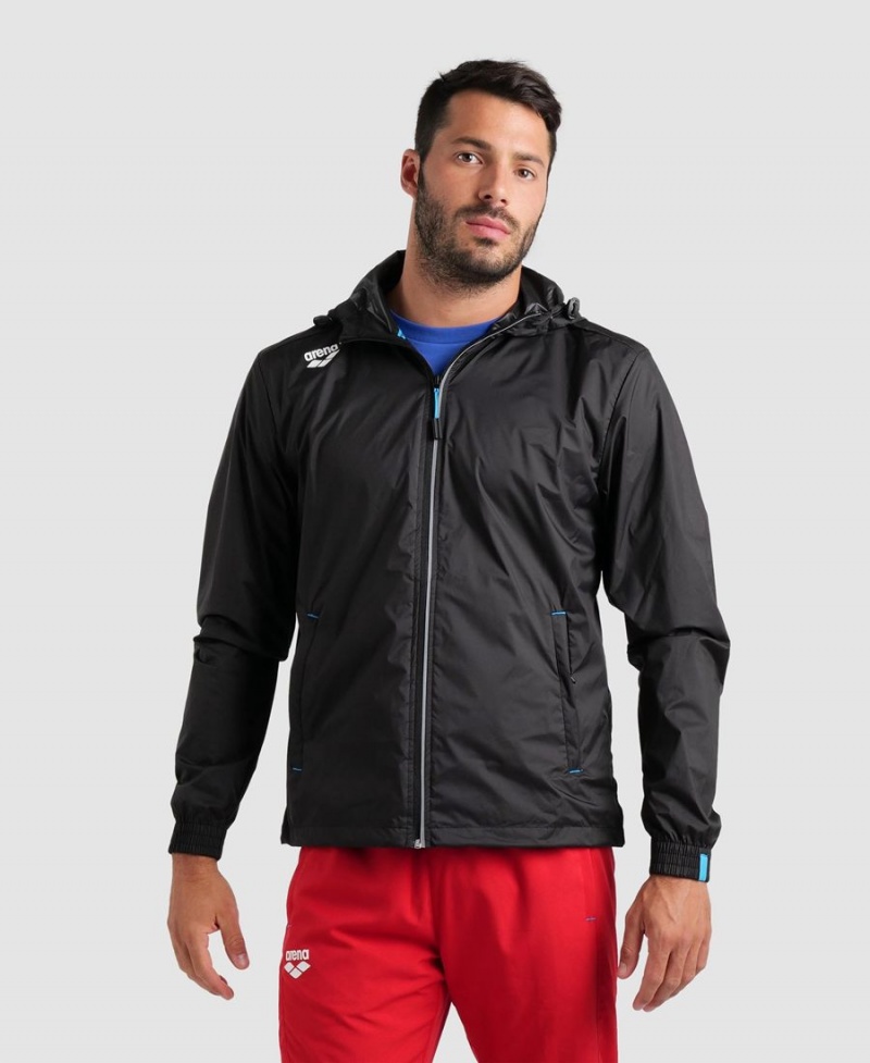 Arena Team Windbreaker Solid Jacka Svarta | JRZ23G-268