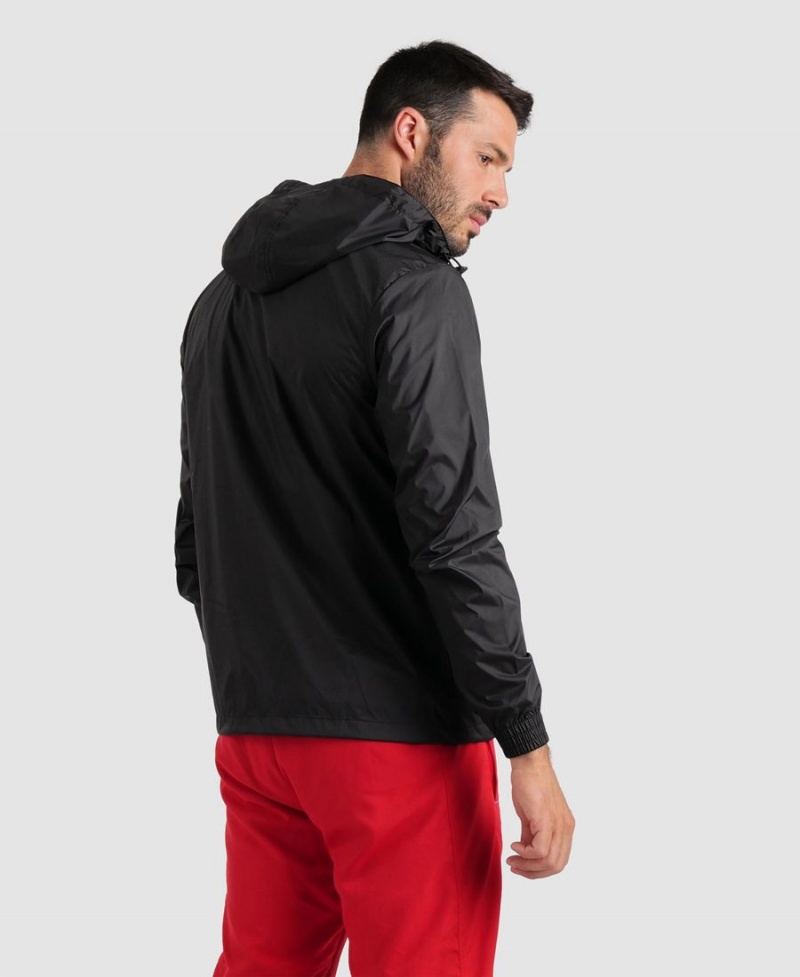 Arena Team Windbreaker Solid Jacka Svarta | JRZ23G-268