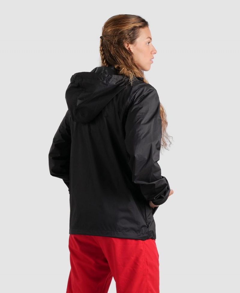 Arena Team Windbreaker Solid Jacka Svarta | JRZ23G-268