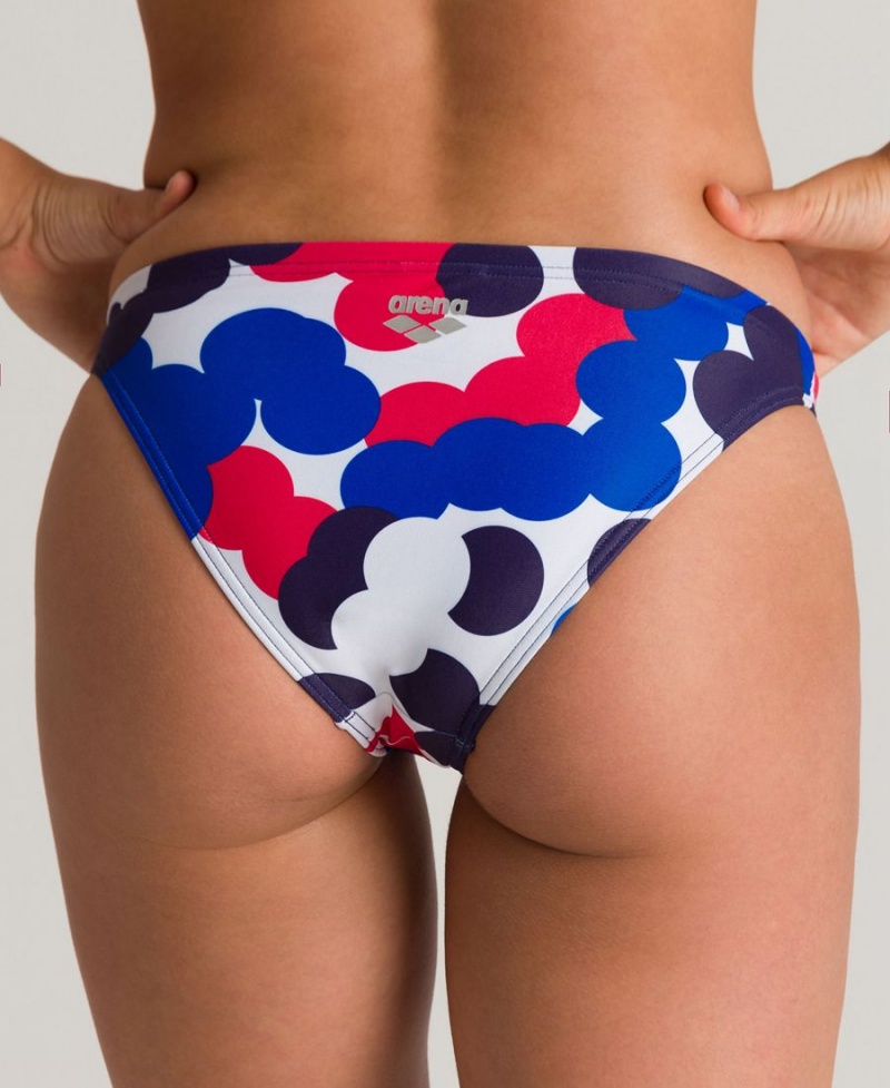 Arena USA Dots Bikiniunderdel Marinblå Olika Färger | GKH04X-638