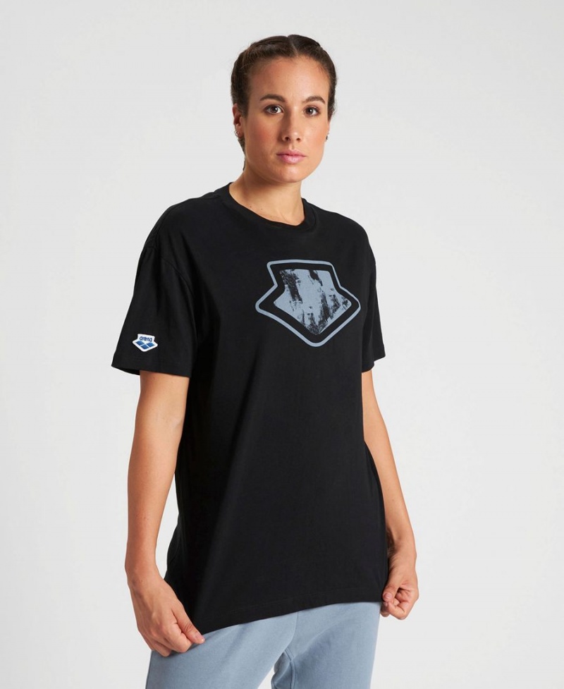 Arena Uni T-Shirt Svarta Grå | GXA94Q-190