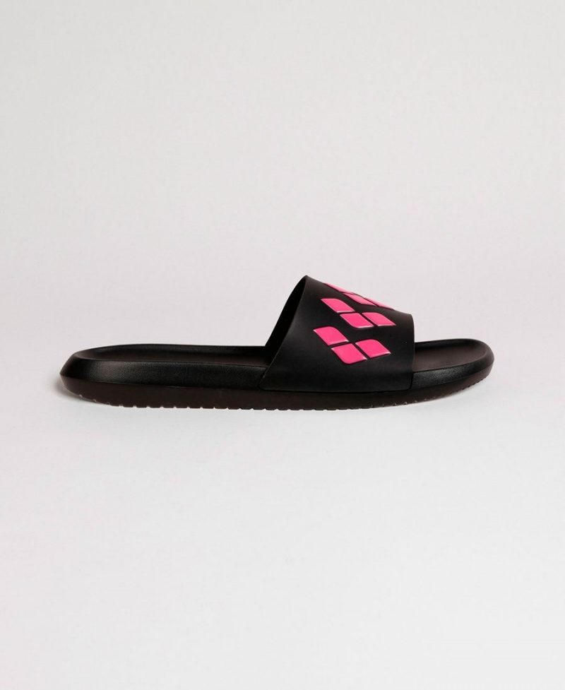 Arena Urban Badtofflor Sandaler Svarta Rosa | ZDV14I-710