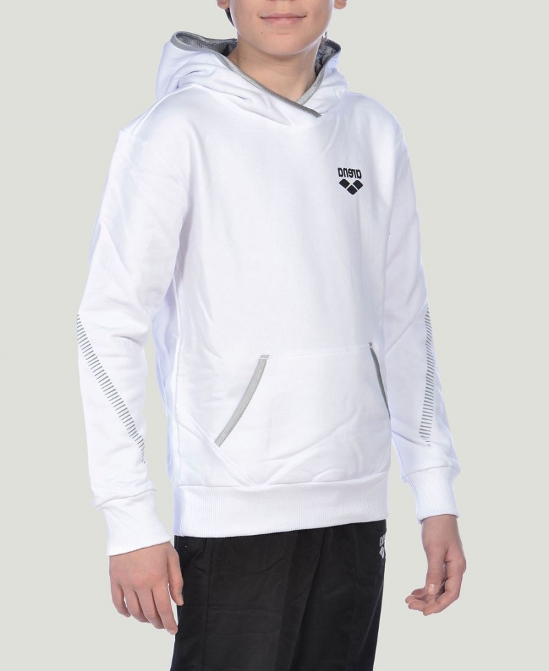 Arena Youth Team Line Long Sleeve Hoodie Vita | XJD30H-436