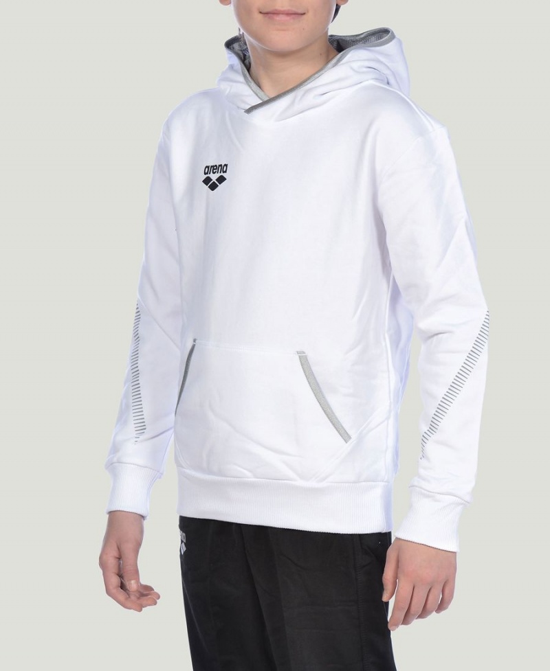 Arena Youth Team Line Long Sleeve Hoodie Vita | XJD30H-436