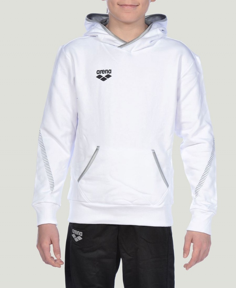 Arena Youth Team Line Long Sleeve Hoodie Vita | ZXB77B-997